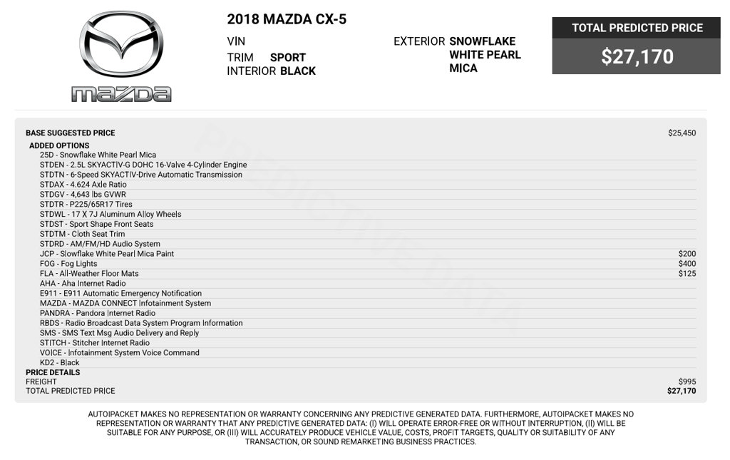 Used 2018 MAZDA CX-5 Sport AWD/4WD image 10