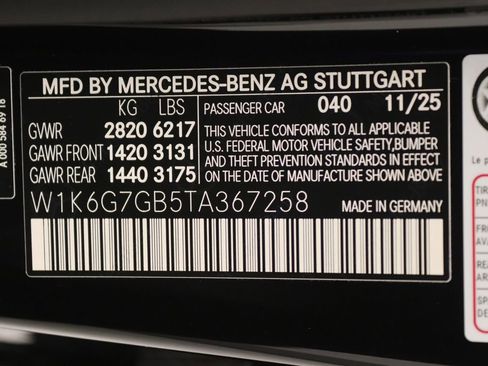 New 2026 Mercedes-Benz S 580 4MATIC Sedan image 13