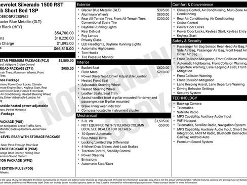 Used 2023 Chevrolet Silverado 1500 RST w/ RST All Star Premium Package AWD/4WD image 2