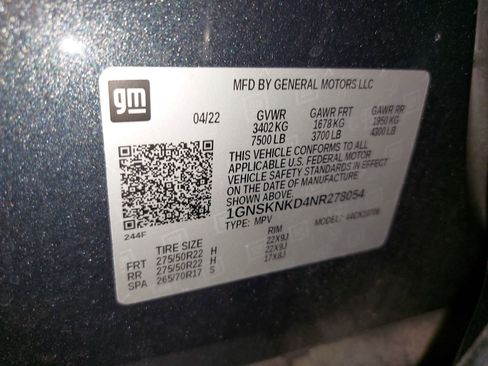 Used 2022 Chevrolet Tahoe LT w/ Luxury Package image 39