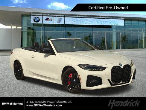 Certified 2024 BMW 430i Convertible w/ M Sport Package image 1