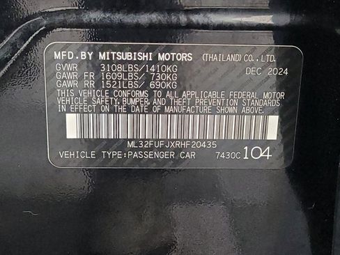 Used 2024 Mitsubishi Mirage G4 Black Edition FWD image 33