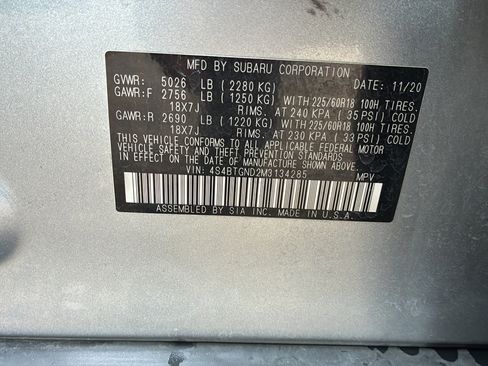 Used 2021 Subaru Outback Limited XT AWD/4WD image 42