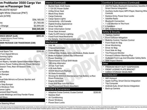 New 2026 RAM ProMaster 3500 w/ Convenience Group image 6