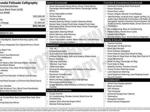 Used 2024 Hyundai Palisade Calligraphy image 3