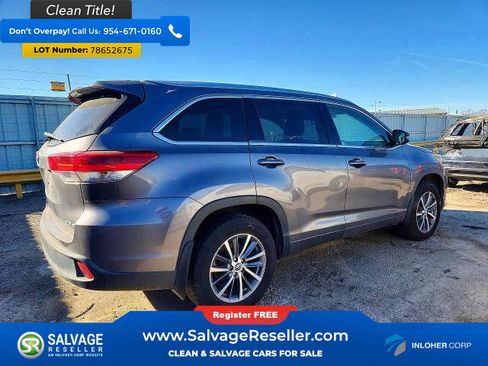 Used 2018 Toyota Highlander XLE w/ Carpet Mat Package (TMS) image 4