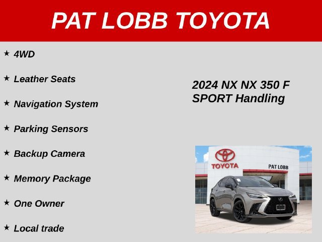 Used 2024 Lexus NX 350 F Sport AWD/4WD image 38