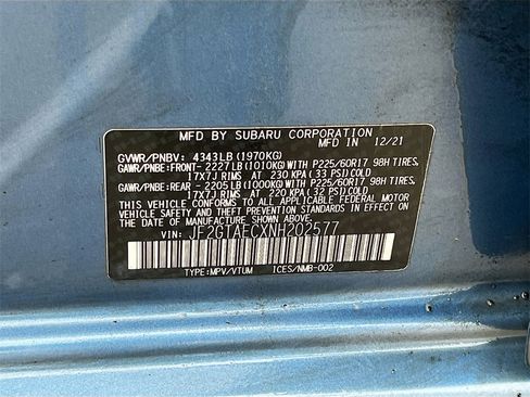 Used 2022 Subaru Crosstrek 2.0i Premium w/ Moonroof Package image 30