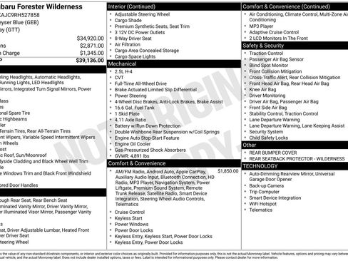 Used 2024 Subaru Forester Wilderness image 21