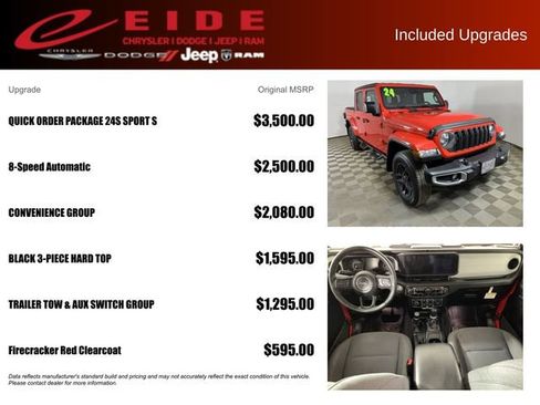 Used 2024 Jeep Gladiator Sport AWD/4WD image 13