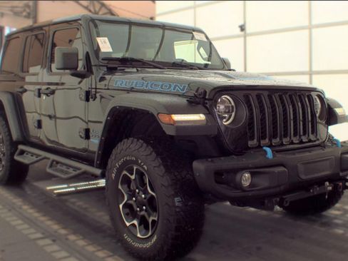 Used 2022 Jeep Wrangler Unlimited Rubicon 4xe w/ Steel Bumper Group AWD/4WD image 4