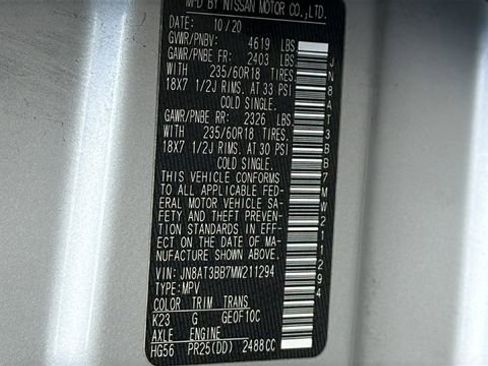 Used 2021 Nissan Rogue SV AWD/4WD image 30