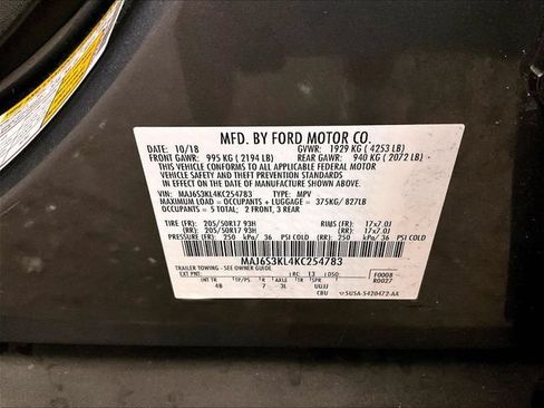 Used 2019 Ford EcoSport Titanium AWD/4WD image 32