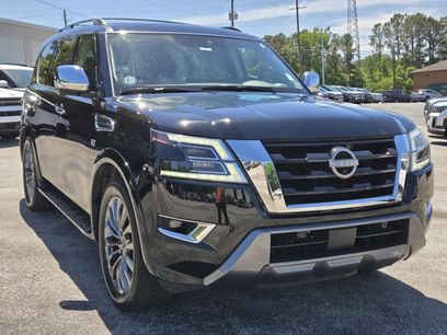 Used 2021 Nissan Armada Platinum w/ Captain's Chairs Package