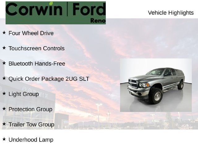 Used 2005 Dodge Ram 2500 Truck SLT w/ Trailer Tow Group AWD/4WD image 7