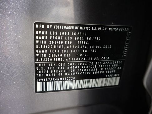 Used 2022 Volkswagen Tiguan SEL R-Line AWD/4WD image 59