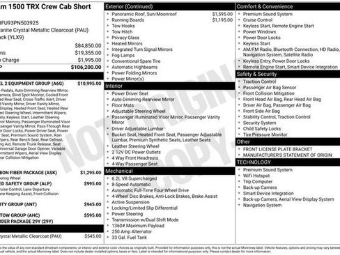 Used 2023 RAM 1500 TRX w/ TRX Level 2 Equipment Group image 33