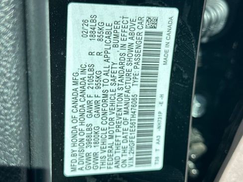 New 2026 Honda Civic Si image 31