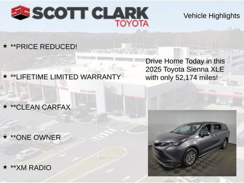 Used 2025 Toyota Sienna XLE FWD image 12