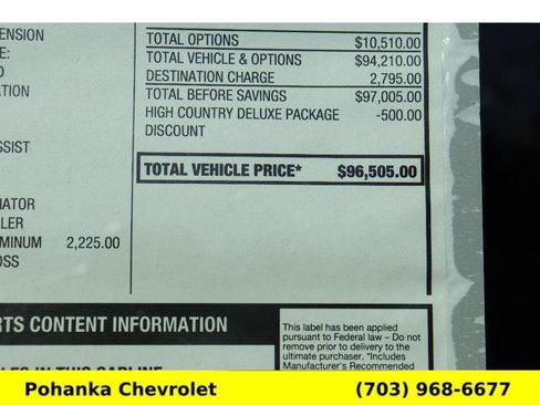 New 2026 Chevrolet Tahoe High Country image 29