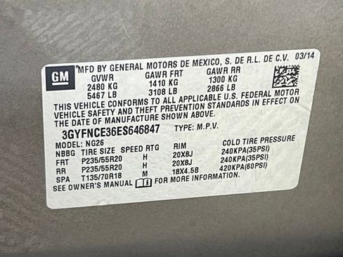 Used 2014 Cadillac SRX Performance w/ Driver Awareness Package image 27