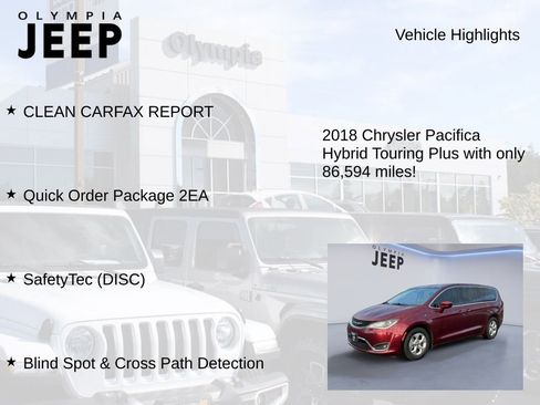 Used 2018 Chrysler Pacifica Touring Plus image 7