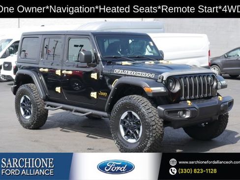 Used 2022 Jeep Wrangler Unlimited Rubicon w/ LED Lighting Group AWD/4WD image 1