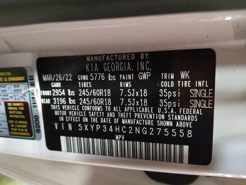 Used 2022 Kia Telluride EX FWD image 33
