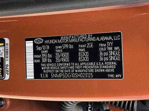 Used 2025 Hyundai Santa Fe Calligraphy image 43