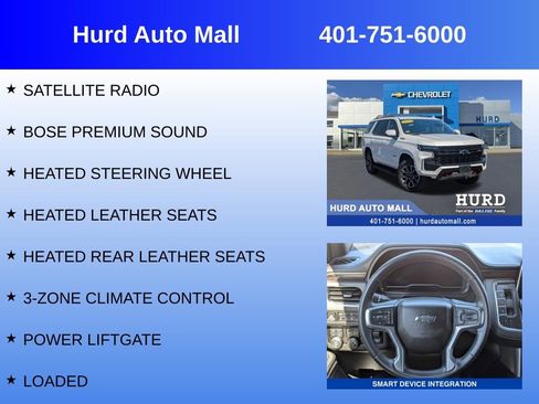 Certified 2023 Chevrolet Tahoe Z71 w/ Z71 Off-Road Package AWD/4WD image 12