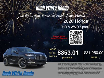 New 2026 Honda HR-V Sport