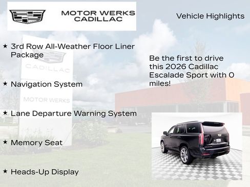 New 2026 Cadillac Escalade Sport AWD/4WD image 13