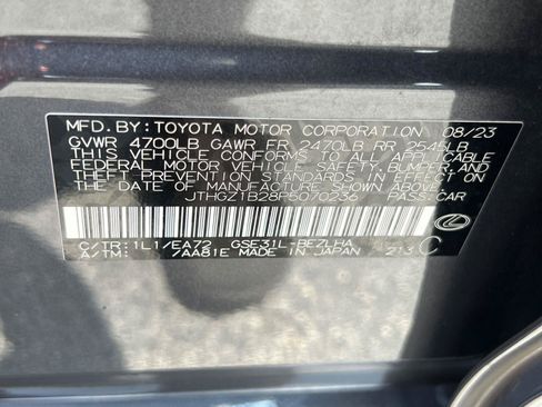 Certified 2023 Lexus IS 350 F Sport RWD image 34