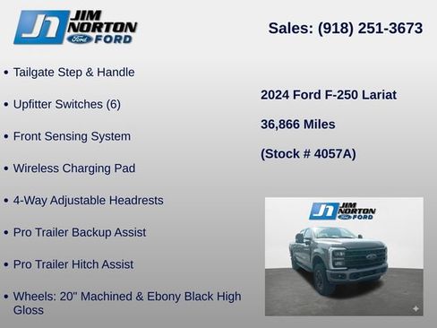 Used 2024 Ford F250 Lariat w/ Lariat Ultimate Package AWD/4WD image 17