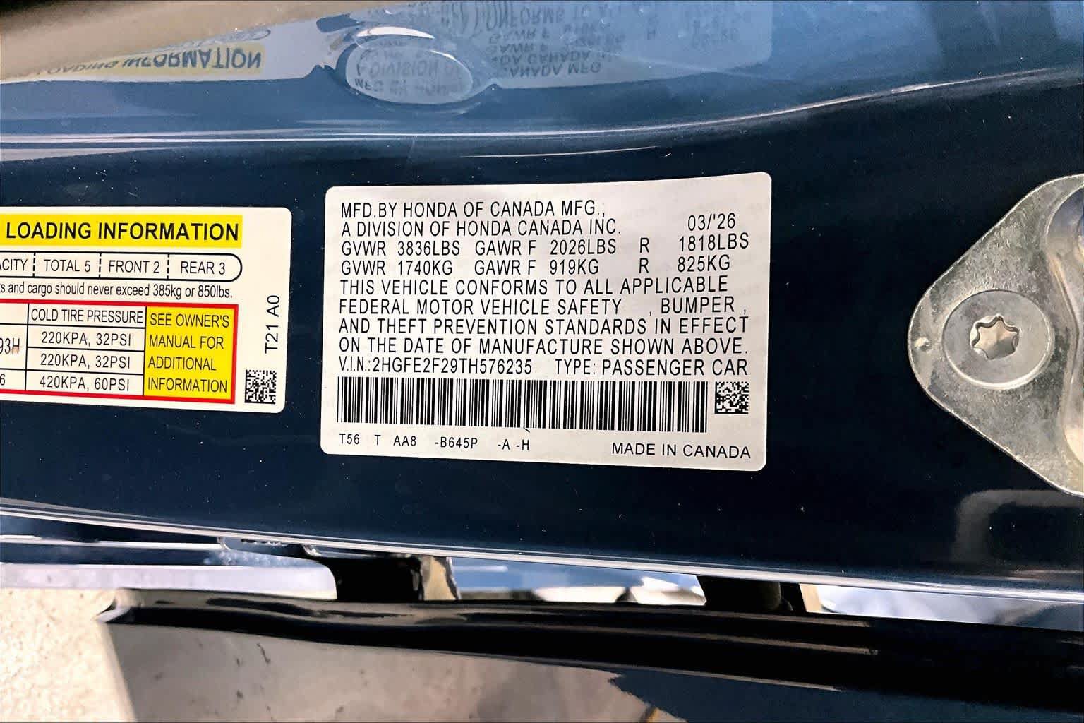 Used 2026 Honda Civic LX image 18