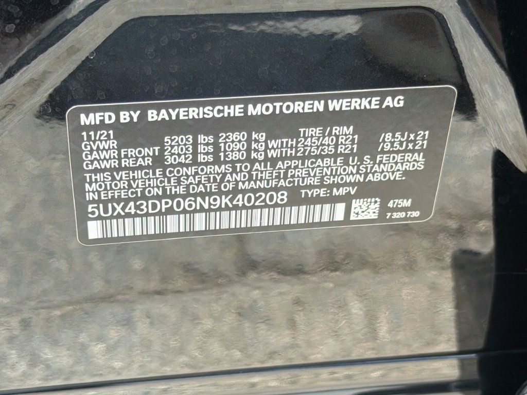 Used 2022 BMW X3 sDrive30i w/ M Sport Package 2 RWD image 44