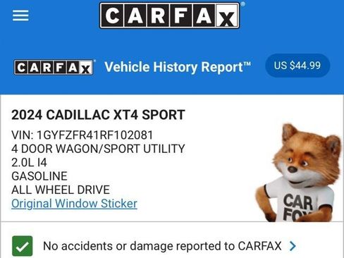 Used 2024 Cadillac XT4 Sport image 4