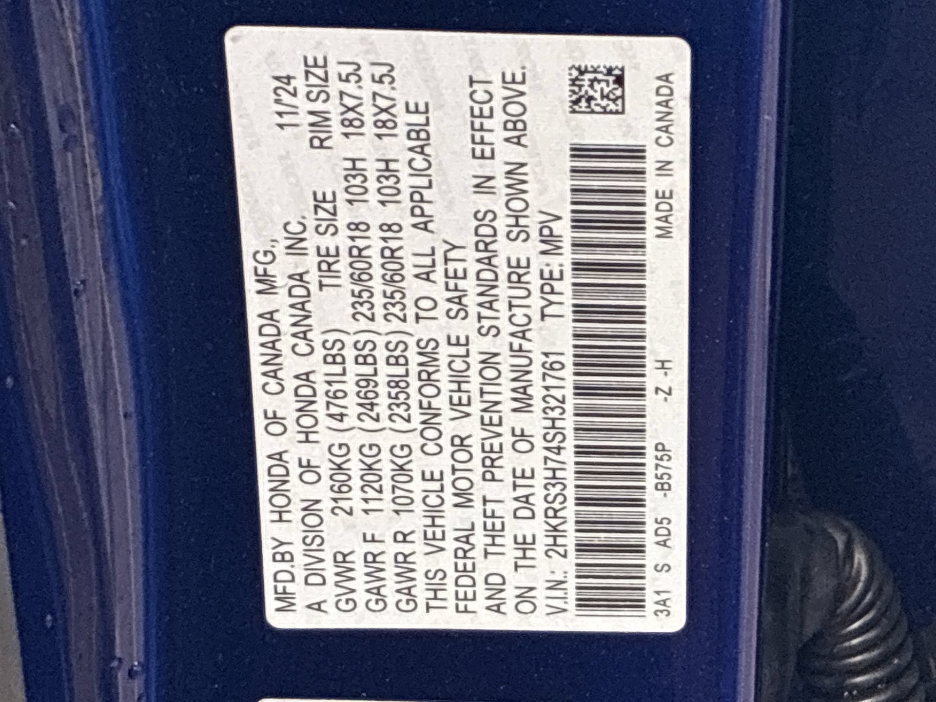 Certified 2025 Honda CR-V EX-L image 40