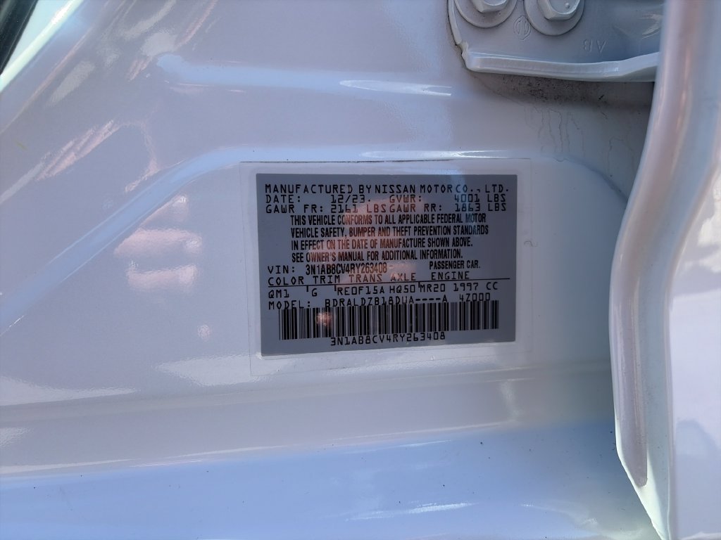 Certified 2024 Nissan Sentra SV FWD image 33