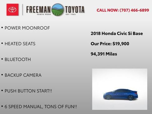 Used 2018 Honda Civic Si image 4