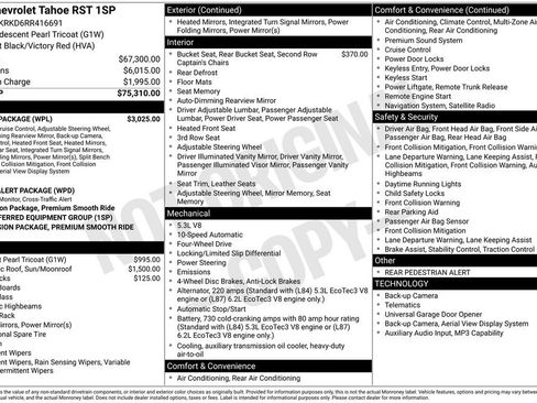 Used 2024 Chevrolet Tahoe RST w/ Luxury Package AWD/4WD image 49