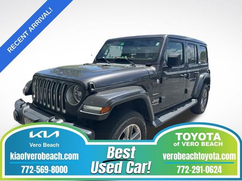 Used 2020 Jeep Wrangler Unlimited Sahara image 1