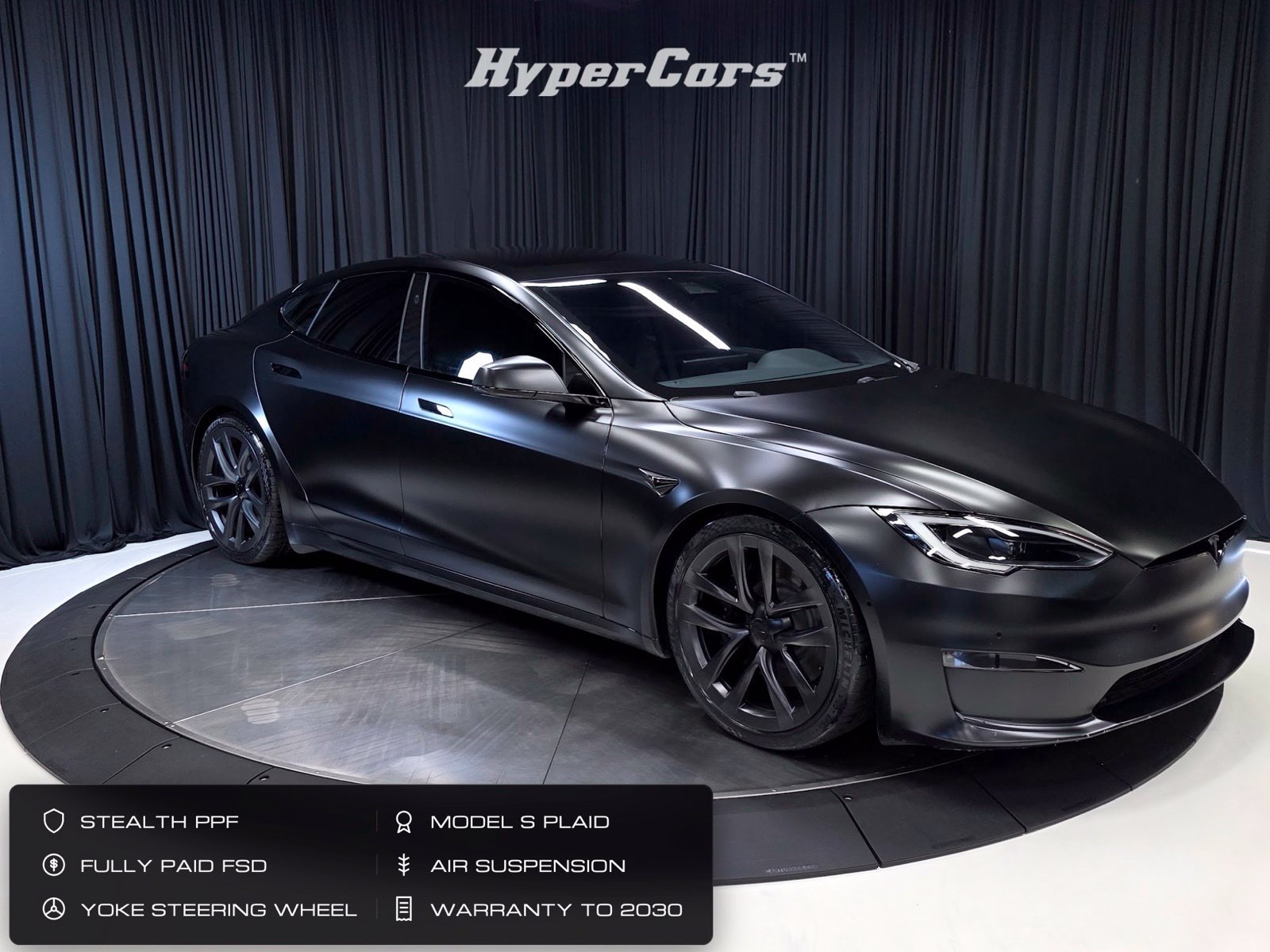 Used 2022 Tesla Model S Plaid AWD/4WD image 1