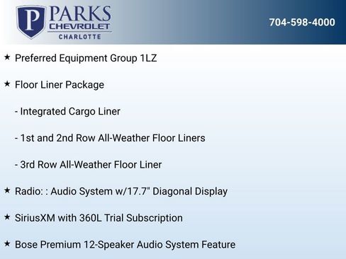 New 2026 Chevrolet Traverse High Country w/ LPO, Floor Liner Package FWD image 7