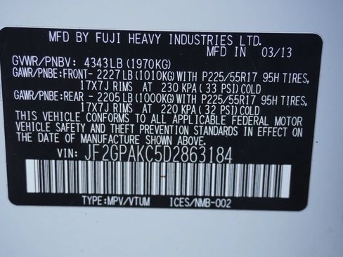 Used 2013 Subaru Crosstrek 2.0i Limited AWD/4WD image 26