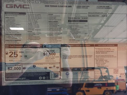 New 2026 GMC Terrain Elevation w/ Technology Package II image 38