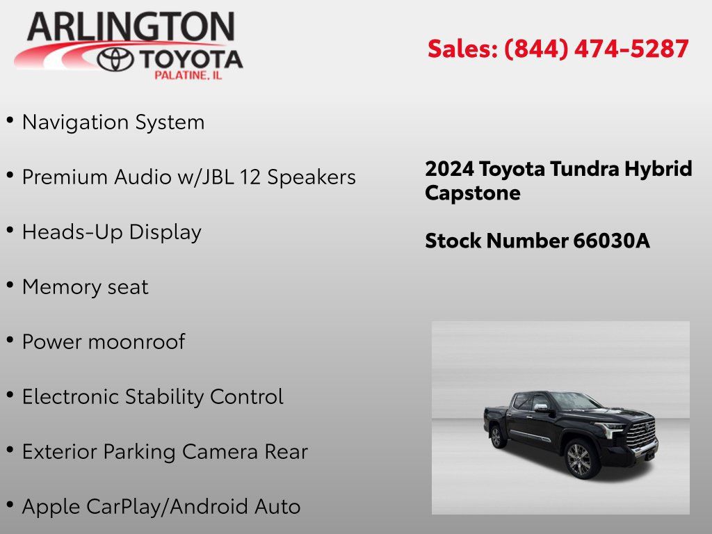 Used 2024 Toyota Tundra Capstone AWD/4WD image 2