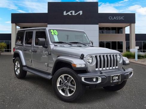 Used 2020 Jeep Wrangler Unlimited Sahara AWD/4WD image 1
