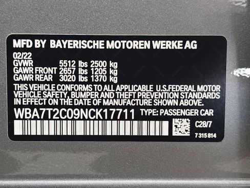 Used 2022 BMW 740i w/ M Sport Package image 34