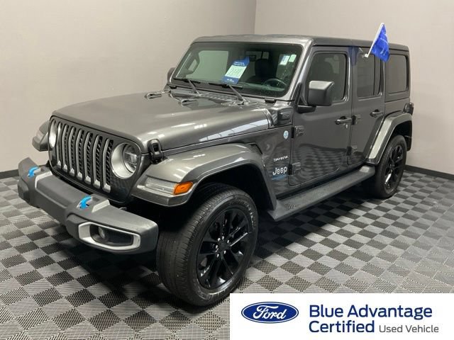Used 2022 Jeep Wrangler Unlimited Sahara w/ Cold Weather Group AWD/4WD image 1